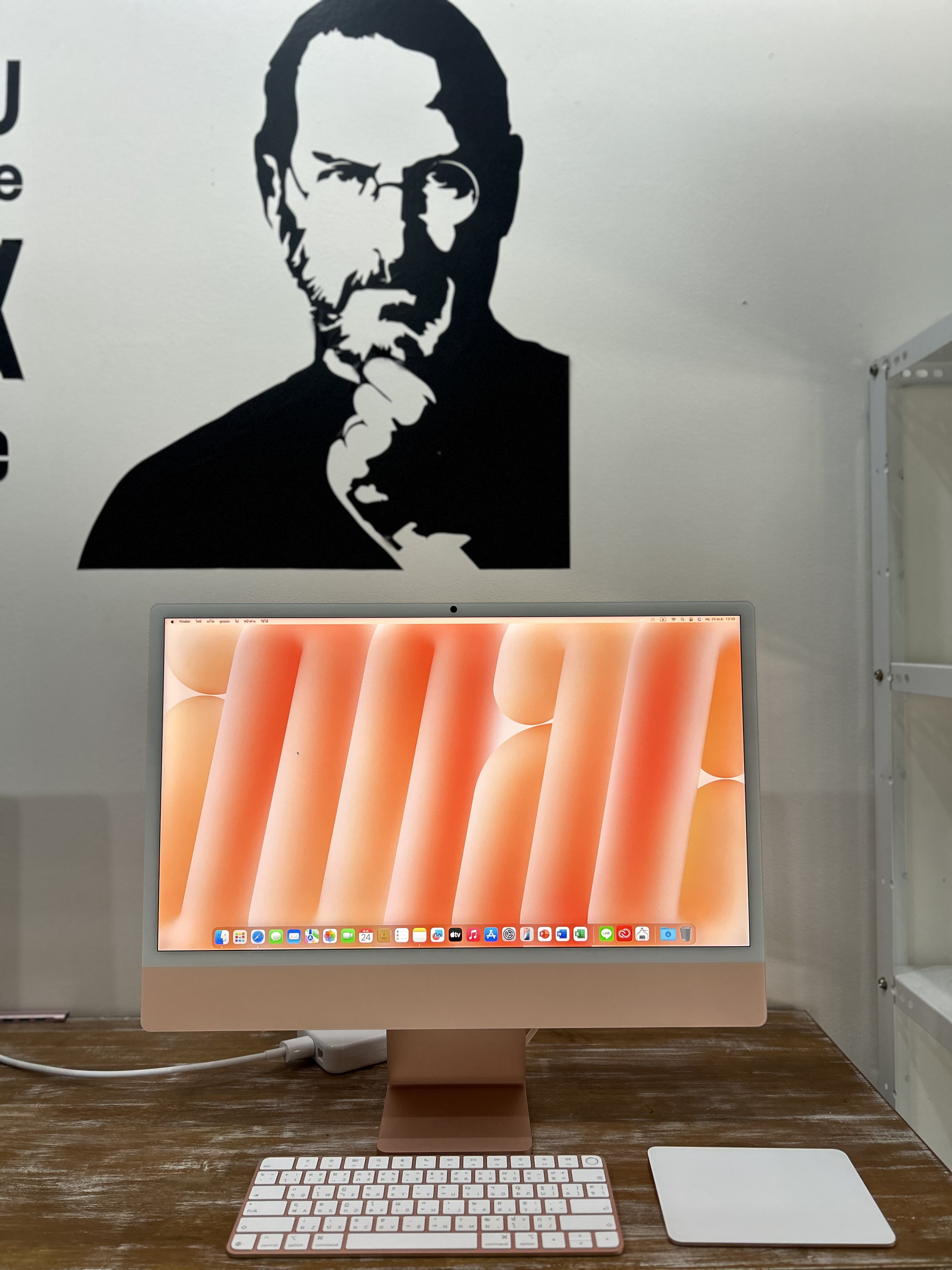 รุ่นใหม่ล่าสุด จอใหญ่สเปคเทพสภาพสวยสุดๆ iMac M4 4.5K 24